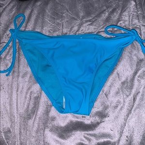 Blue bikini bottoms